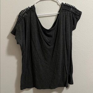 EUC Torrid womens top size 1X grey​​​​​​​